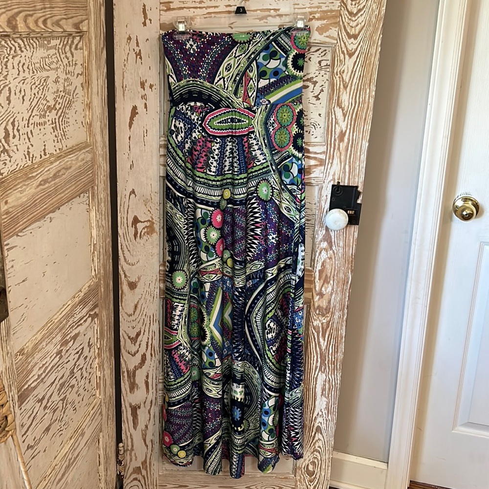 Colorful True Light Maxi Skirt